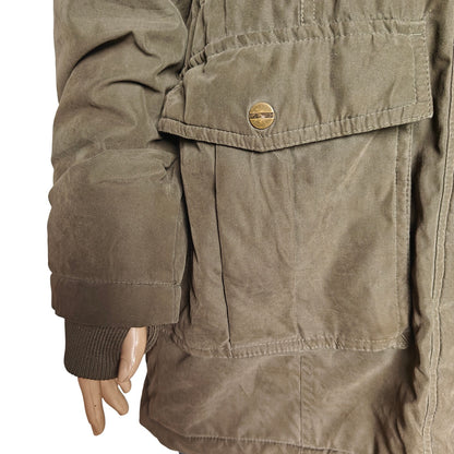 Olive Faux-Fur Hooded Parka