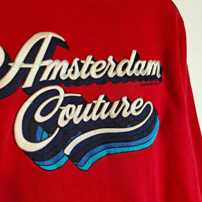 Red Amsterdam Couture Crewneck Sweatshirt