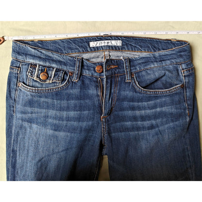 Rocker Bootcut Jeans With Flap Pockets
