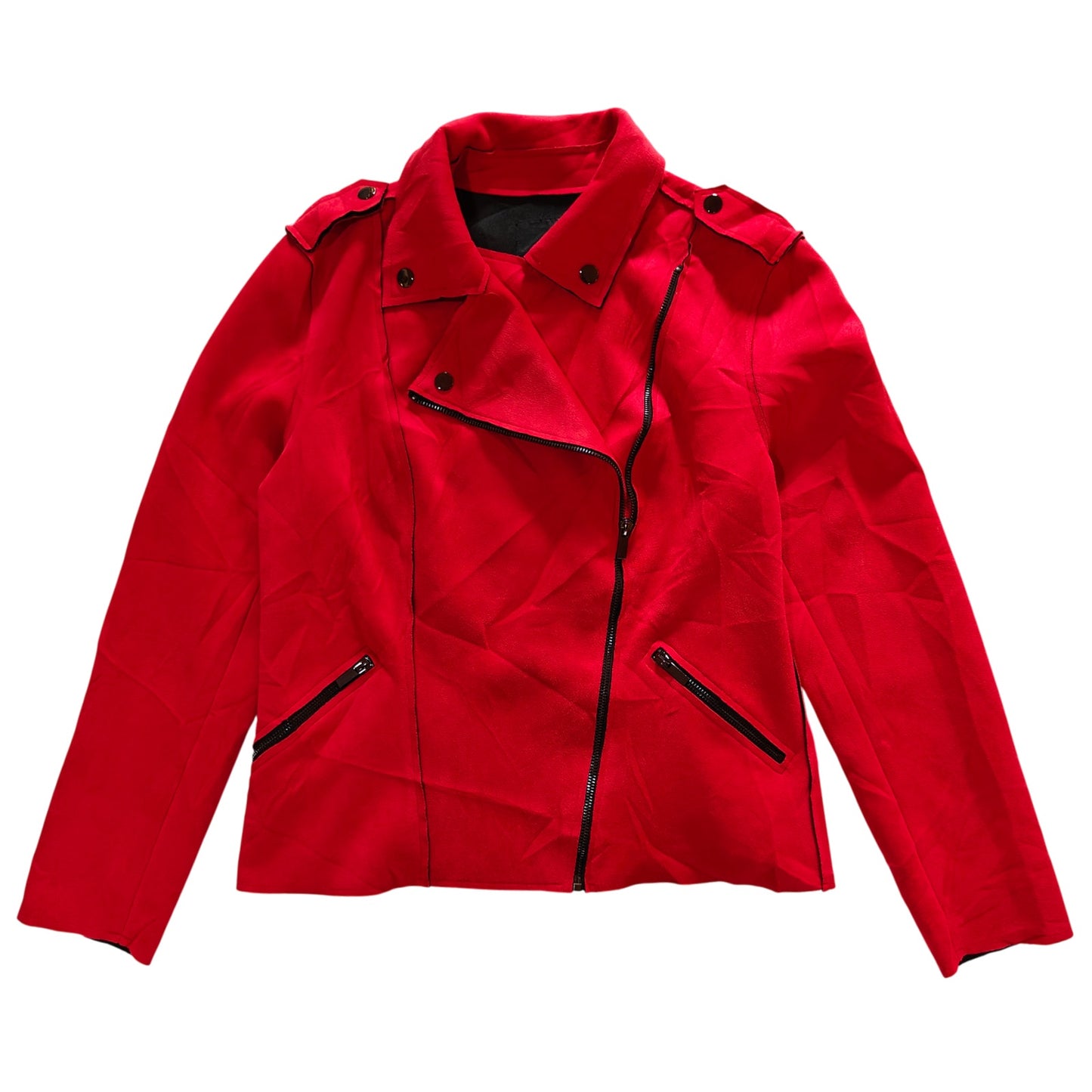 Red Moto Jacket
