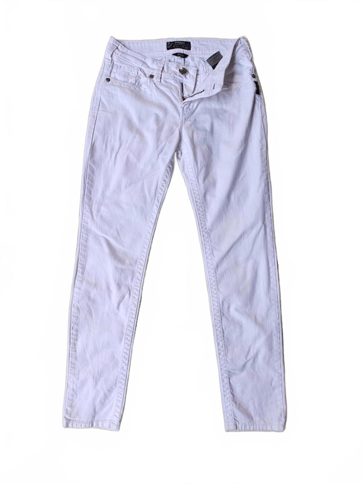 Suki Skinny Jeans in White Size 28x31