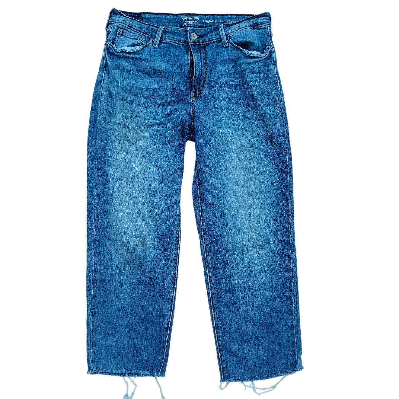 Signature by Levi Strauss High Rise Slim Crop Jeans