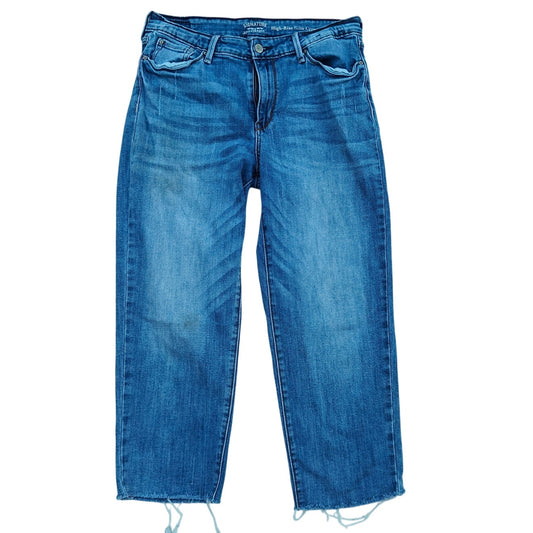 Signature by Levi Strauss High Rise Slim Crop Jeans