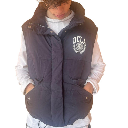 Navy UCLA Puffer Vest