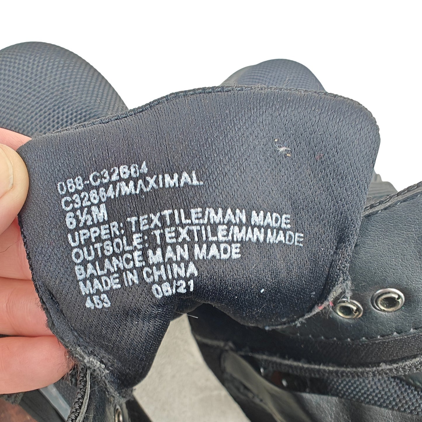 Black Lug Sole Combat Boots