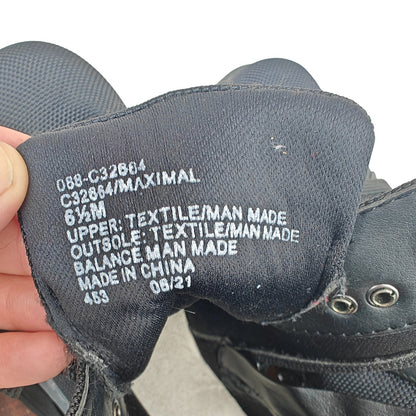 Black Lug Sole Combat Boots
