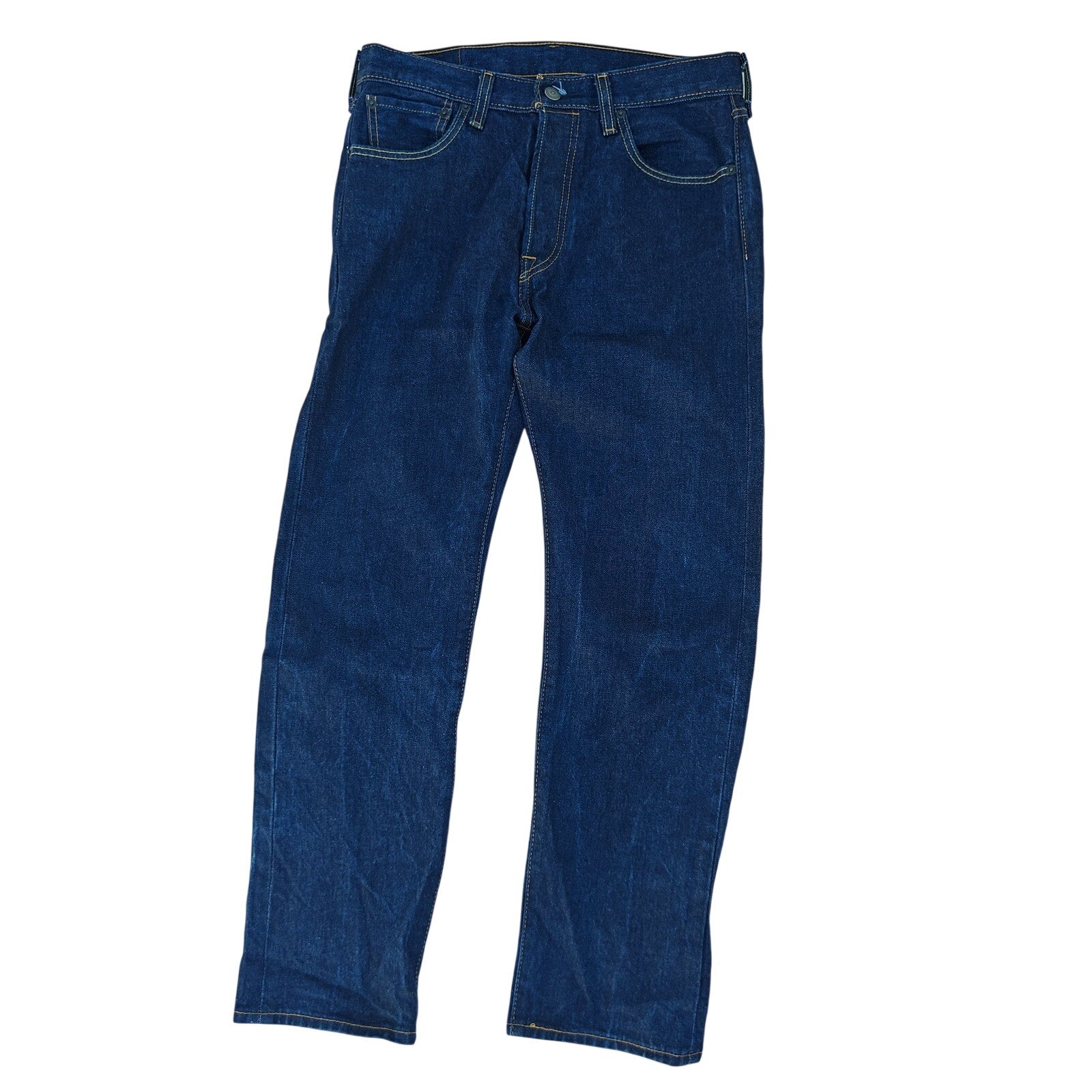 501 Original Button Fly Dark Wash Jeans W30 L30