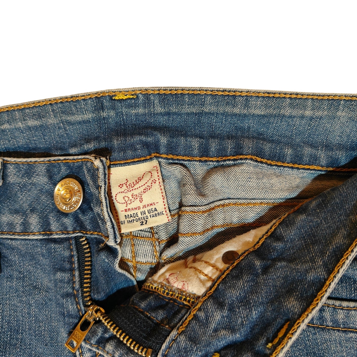 Medium Wash Mid Rise Bootcut Jeans