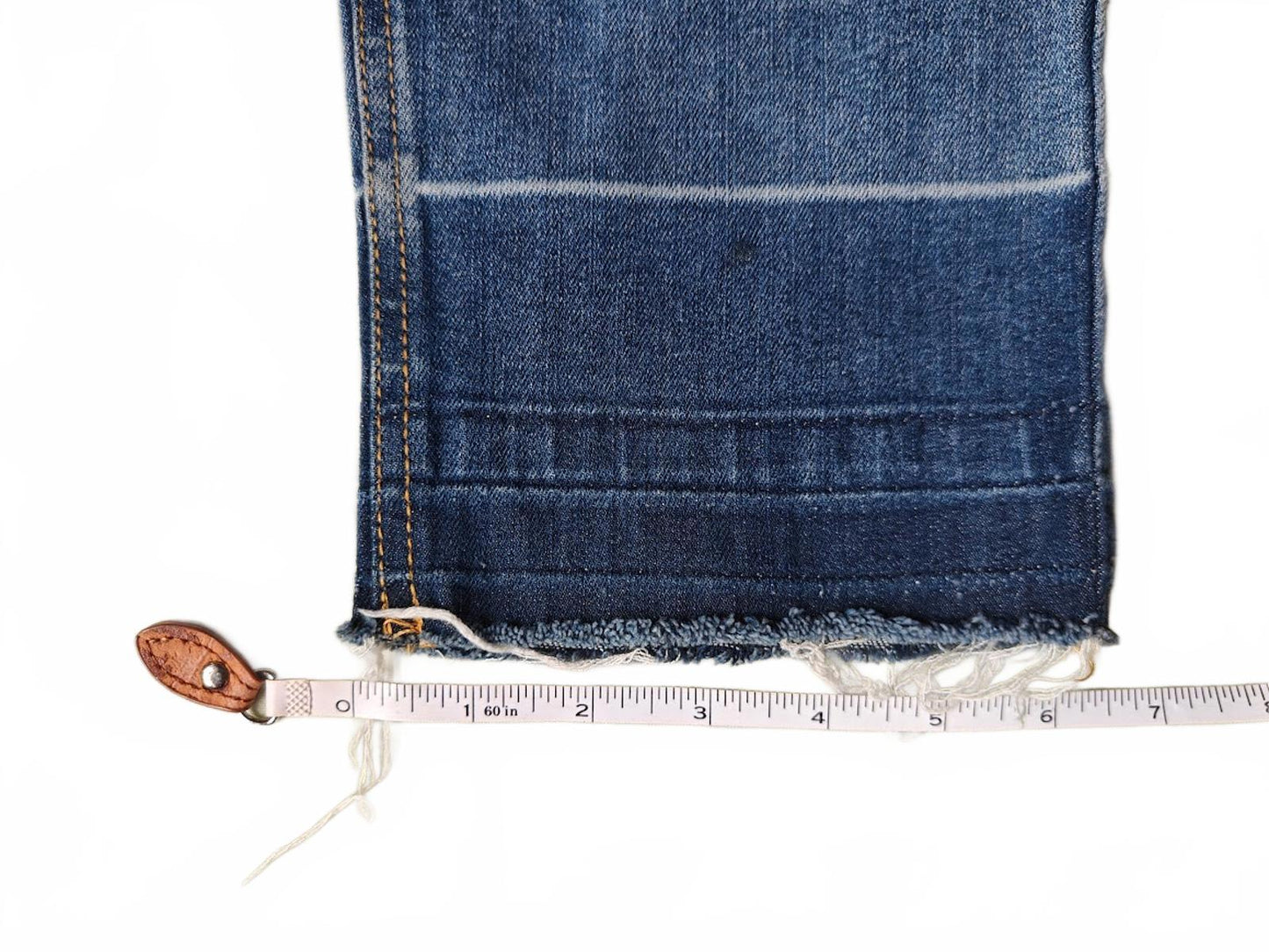 Midrise Unrolled Hem Jeans