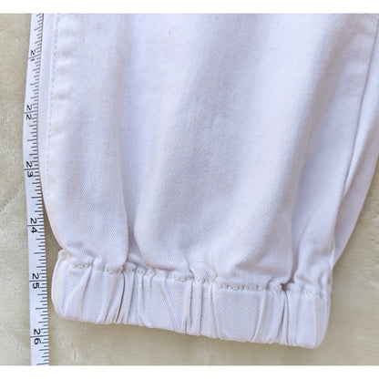 White Mayslie High Rise Joggers