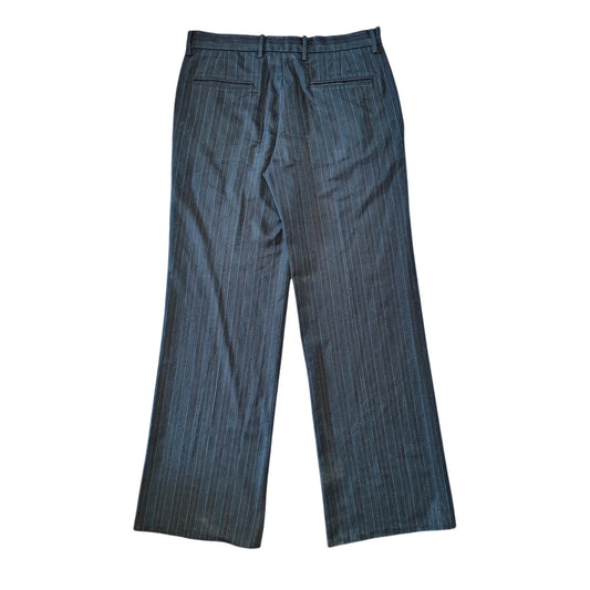 Black Pinstripe Dress Pants