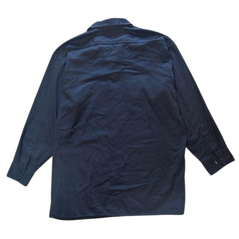 Navy Long-Sleeve Work Shirt
