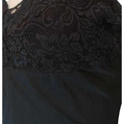 Black Lace Trim Camisole