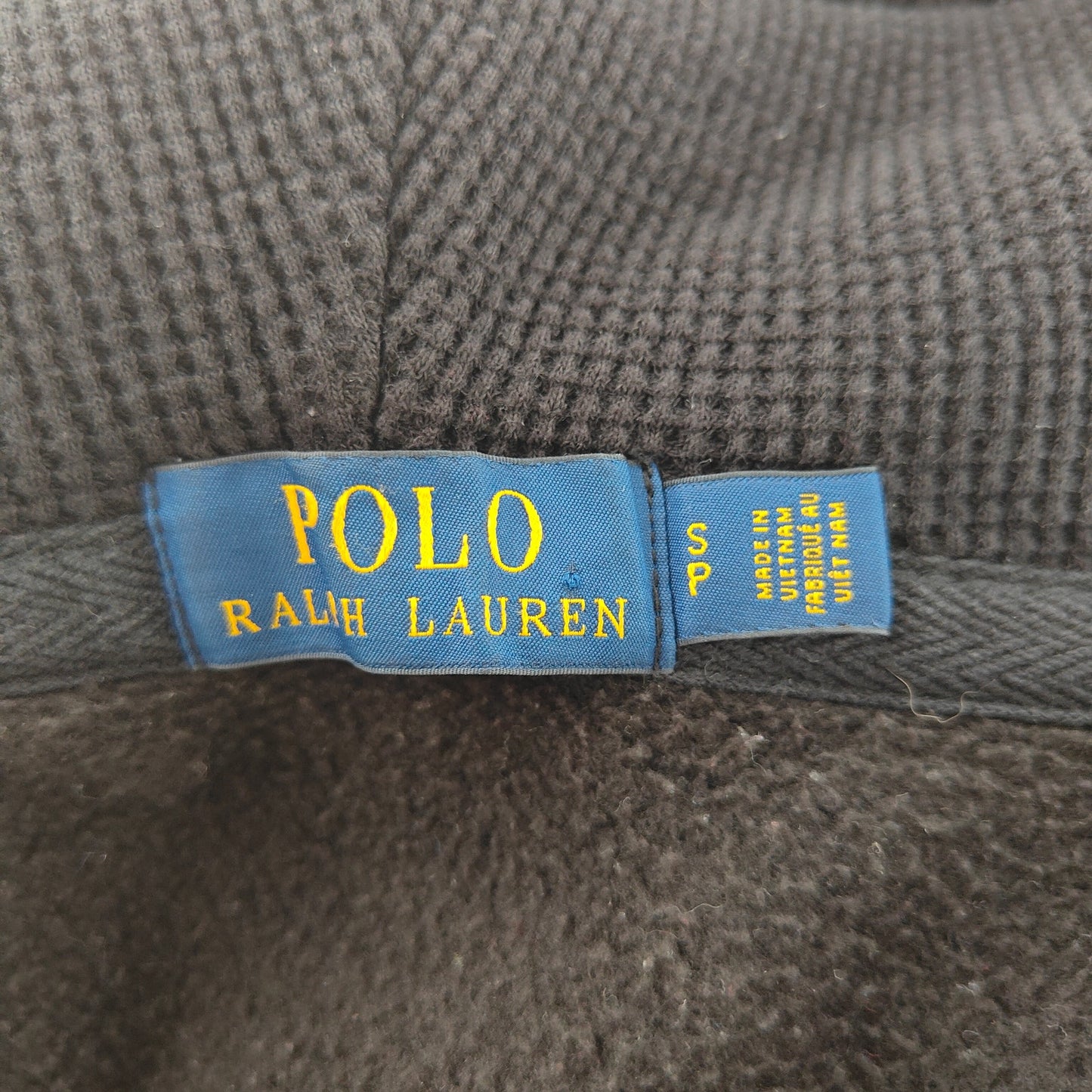 Polo Ralph Lauren Black Zip-Up Hoodie