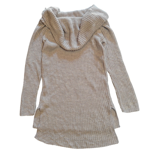 Oatmeal Cowl Neck Knit Tunic Sweater