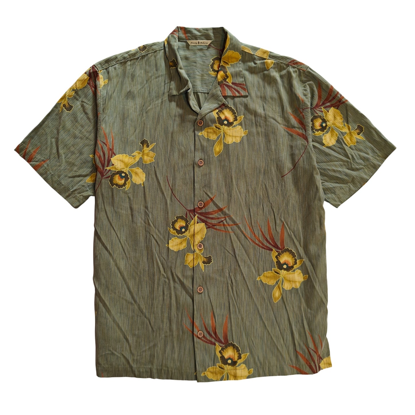 Silk Tencel Floral Hawaiian Shirt