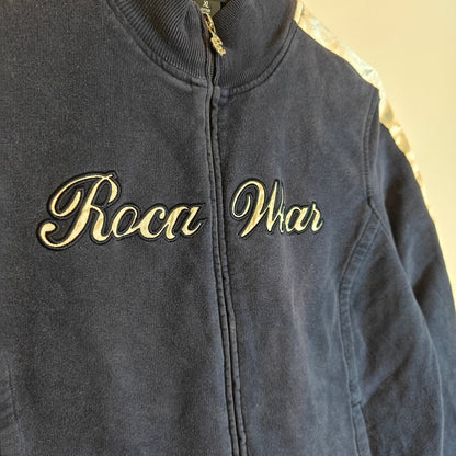 Vintage Navy Zip-Up Track Jacket