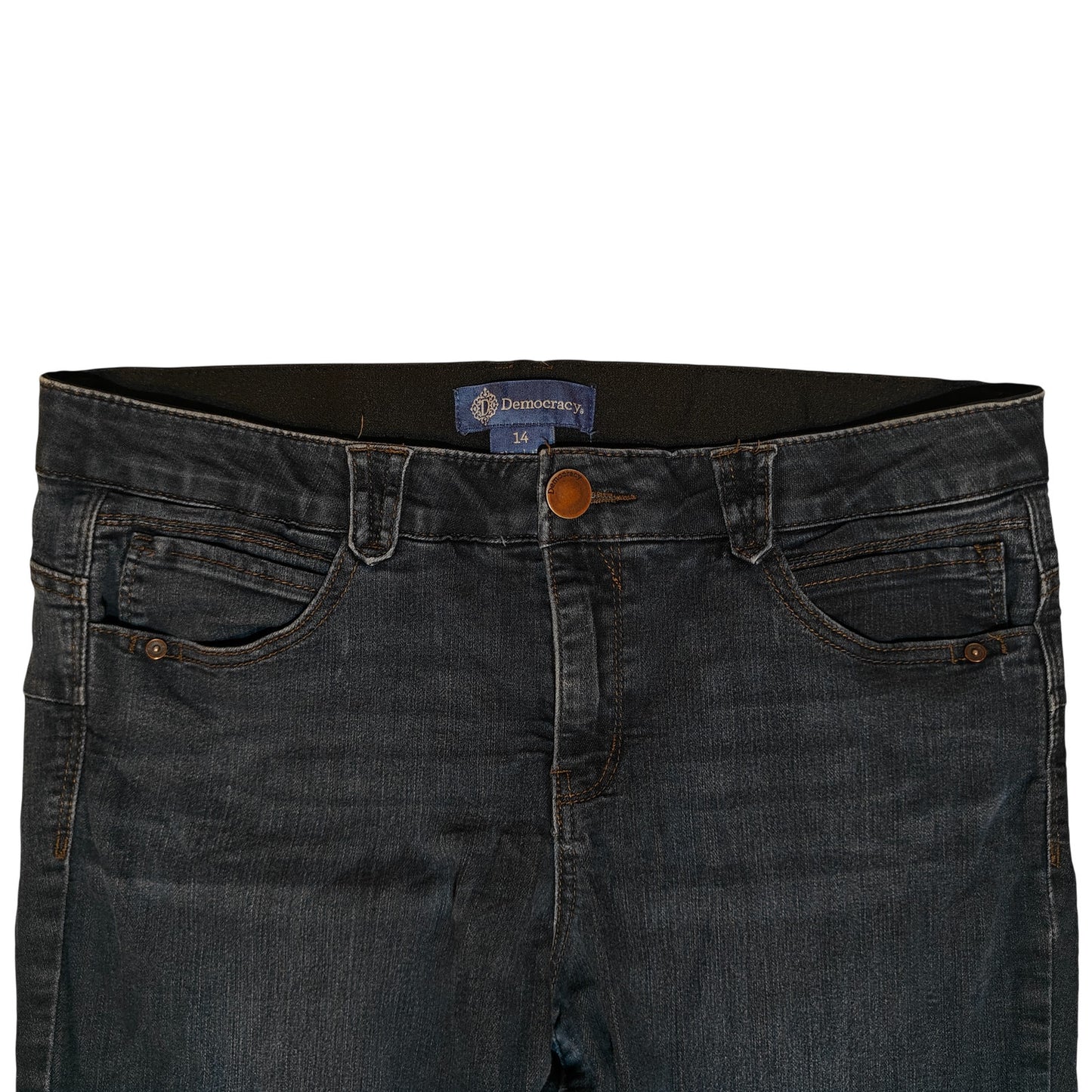 Dark Wash Ab Solution Skinny Jeans