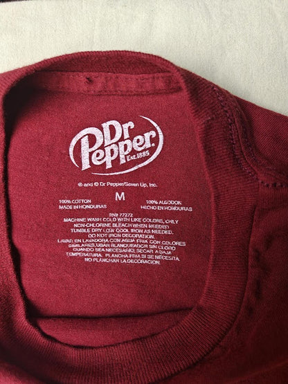 Maroon Vintage Style Dr Pepper Graphic T-Shirt