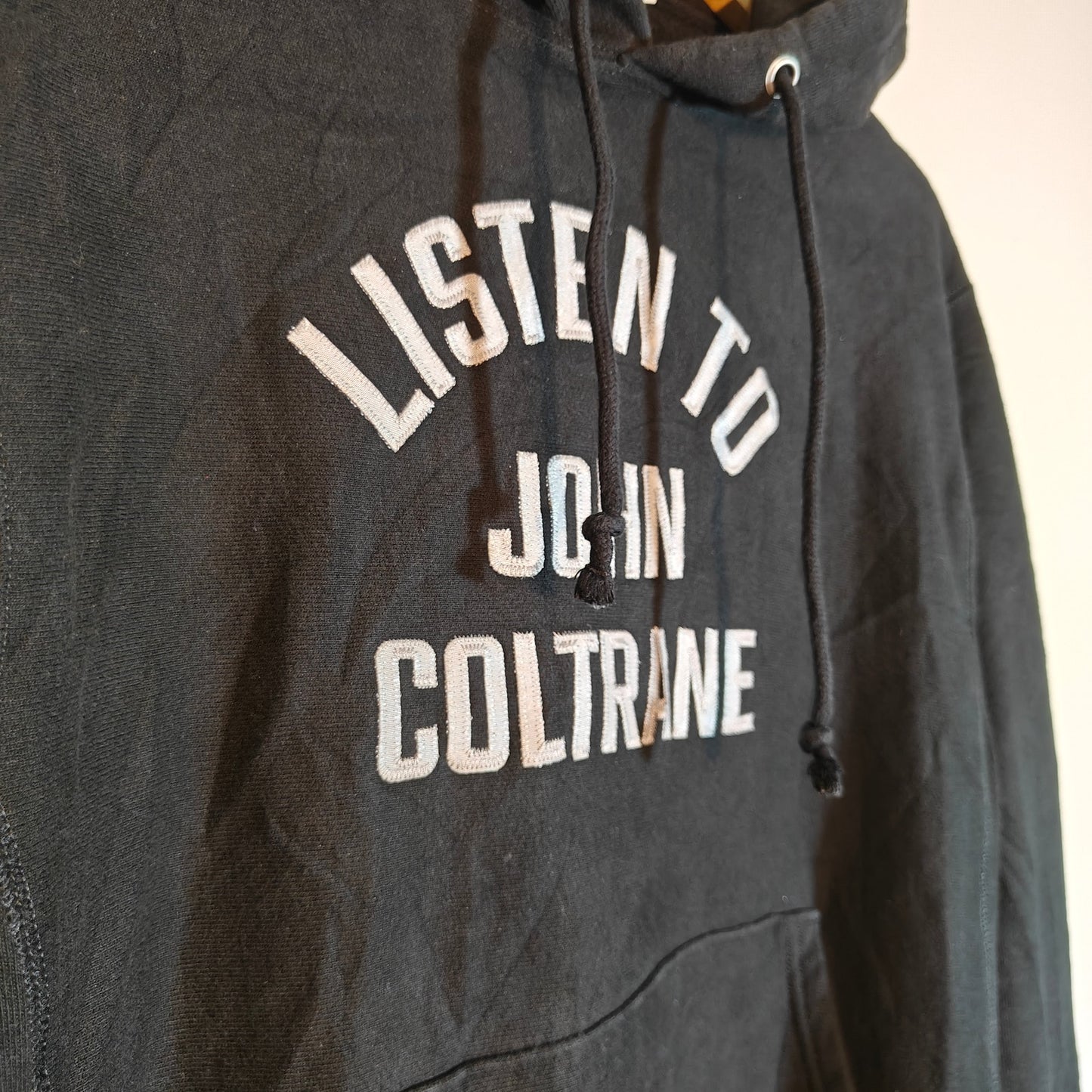 Black Reverse Weave John Coltrane Hoodie