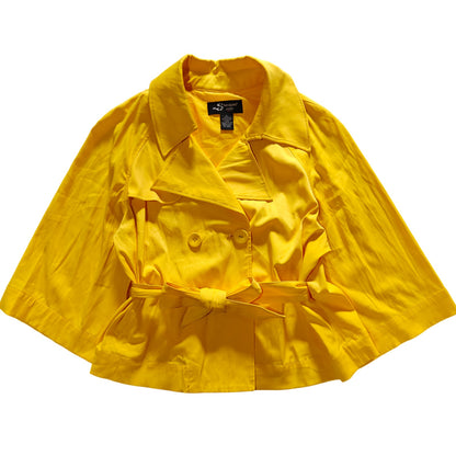 Yellow Cape Trench Jacket