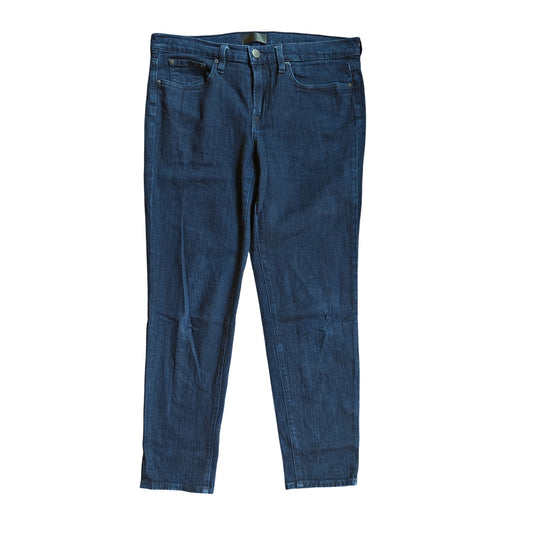 Dark Wash Relaxed Rolled Jeans