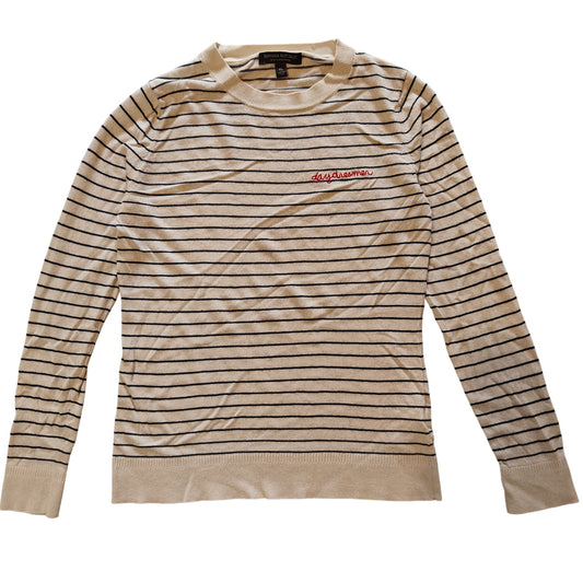 Silk Cashmere Striped Sweater