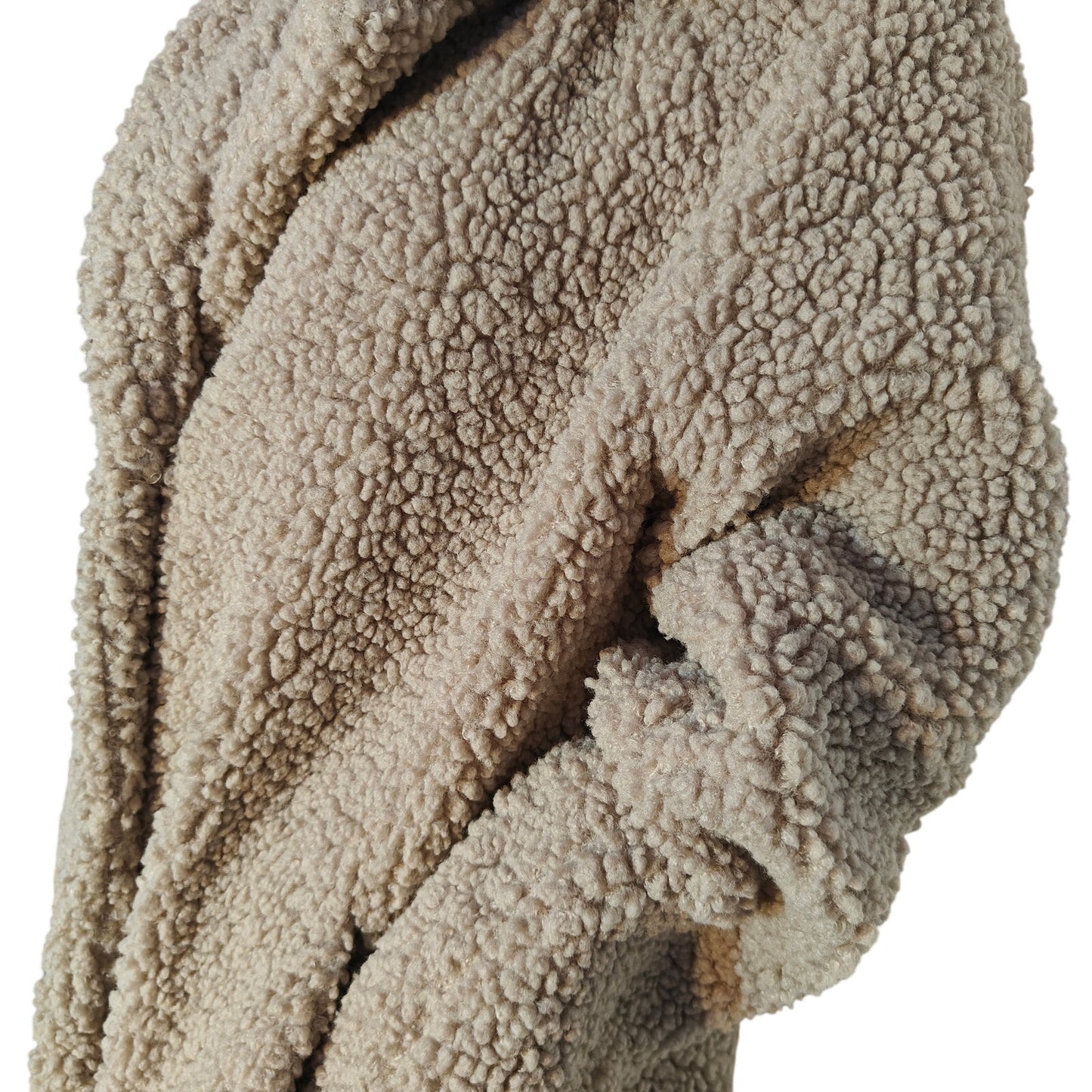 Tan Lucky Brand Teddy Sherpa Coat
