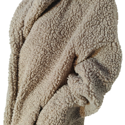 Tan Lucky Brand Teddy Sherpa Coat