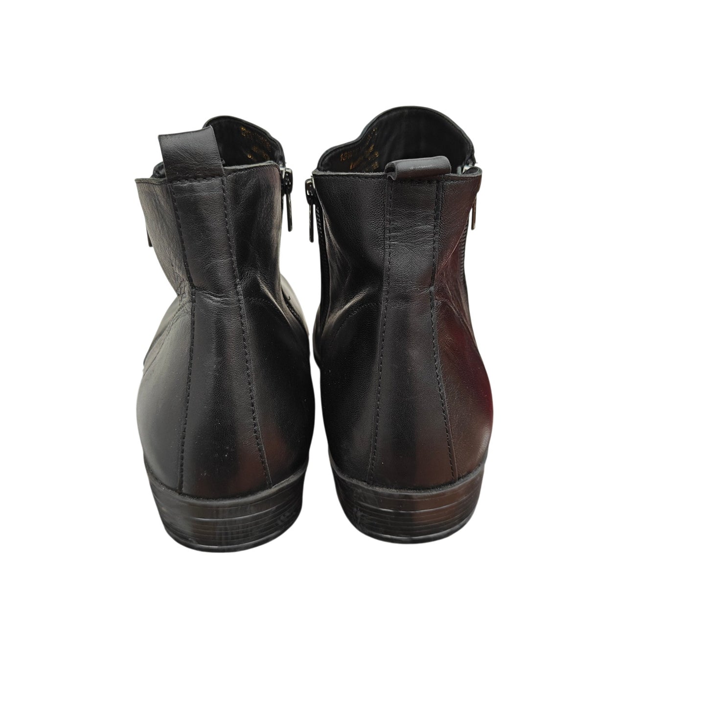Jimmy Black Leather Women's Ankle Boots