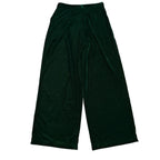 Green Velvet Wide Leg Pants