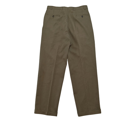 Khaki Wool Dress Pants Mens