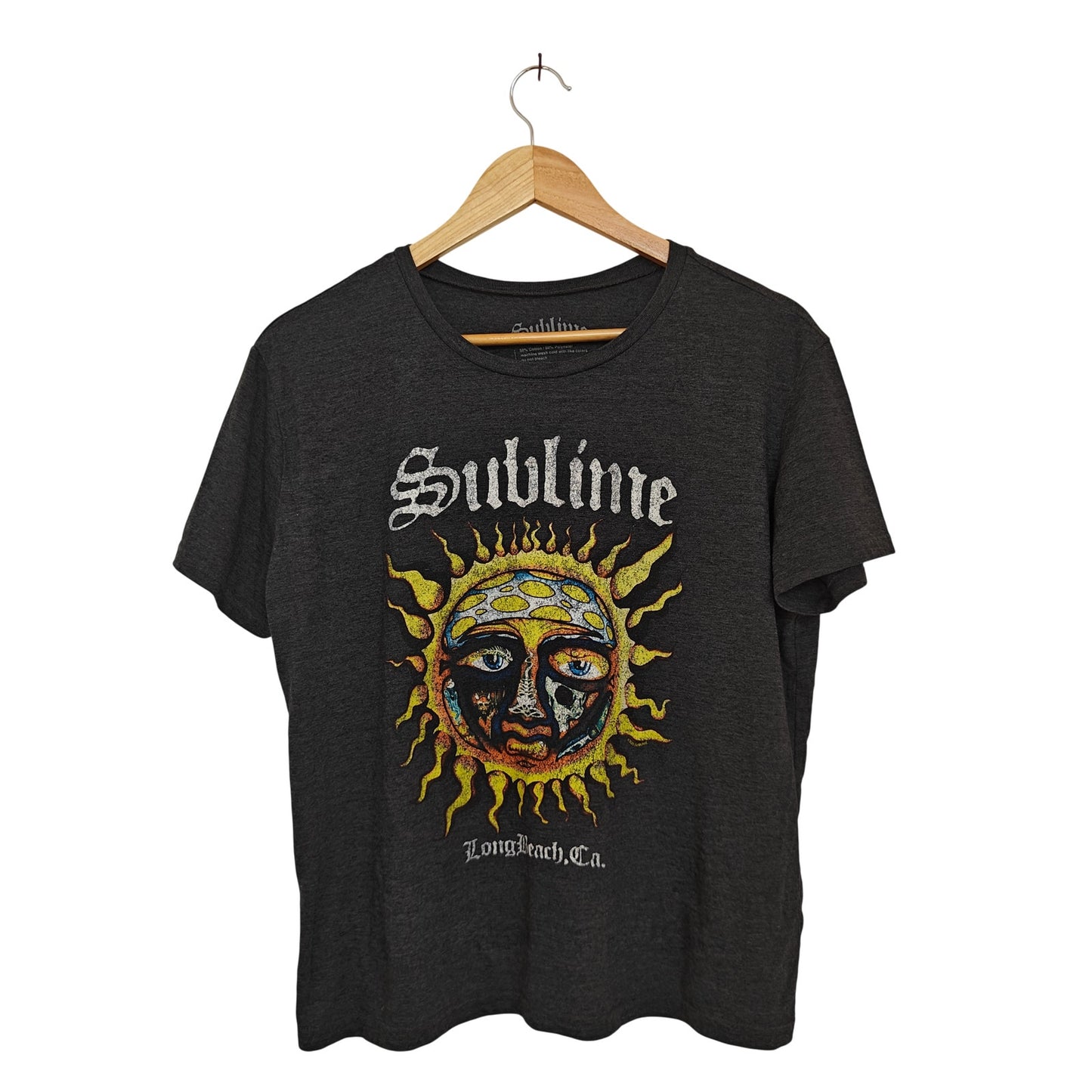 Gray Sublime Sun Logo Band Tee