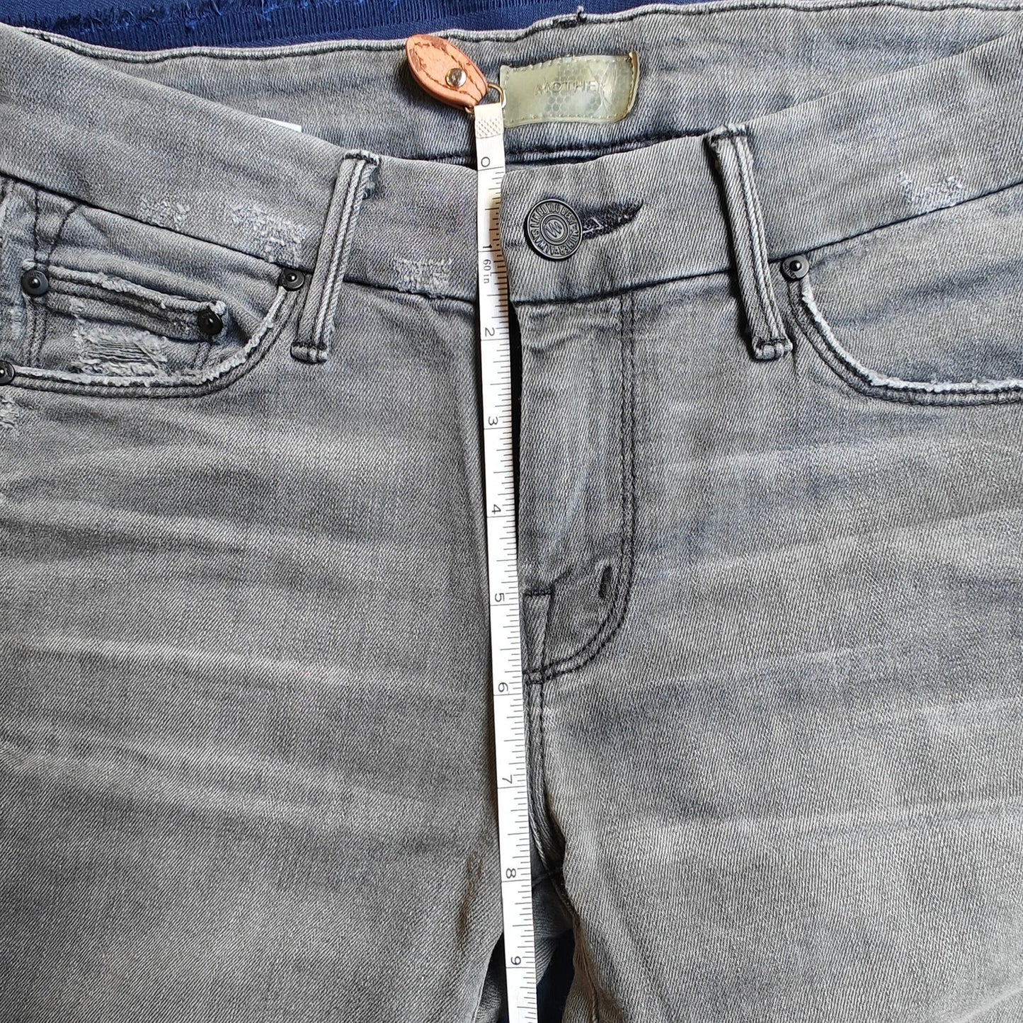 The Looker Gray "Last Chance Saloon" Wash Skinny Jeans