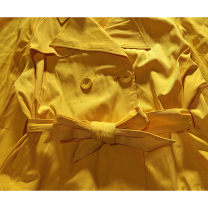 Yellow Cape Trench Jacket
