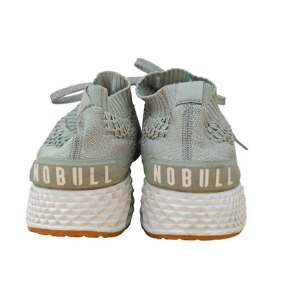 Gray Knit Runner Shoes