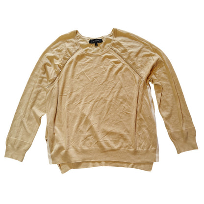 Cream Crewneck Cashmere Sweater