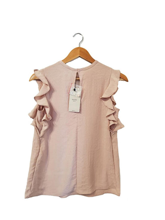Light Pink Ruffle Sleeve Top