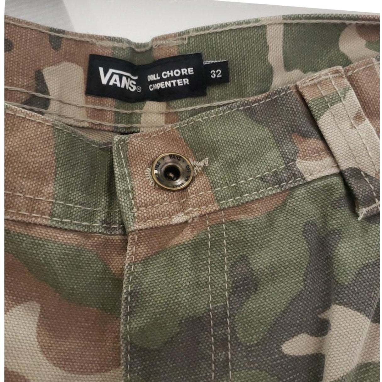 Camo Drill Chore Carpenter Pants