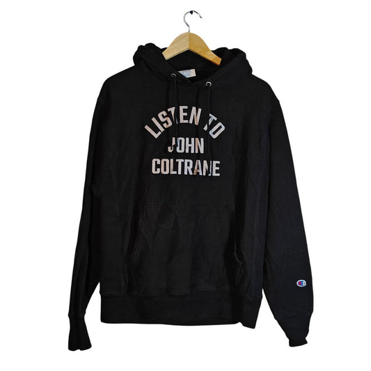 Black Reverse Weave John Coltrane Hoodie