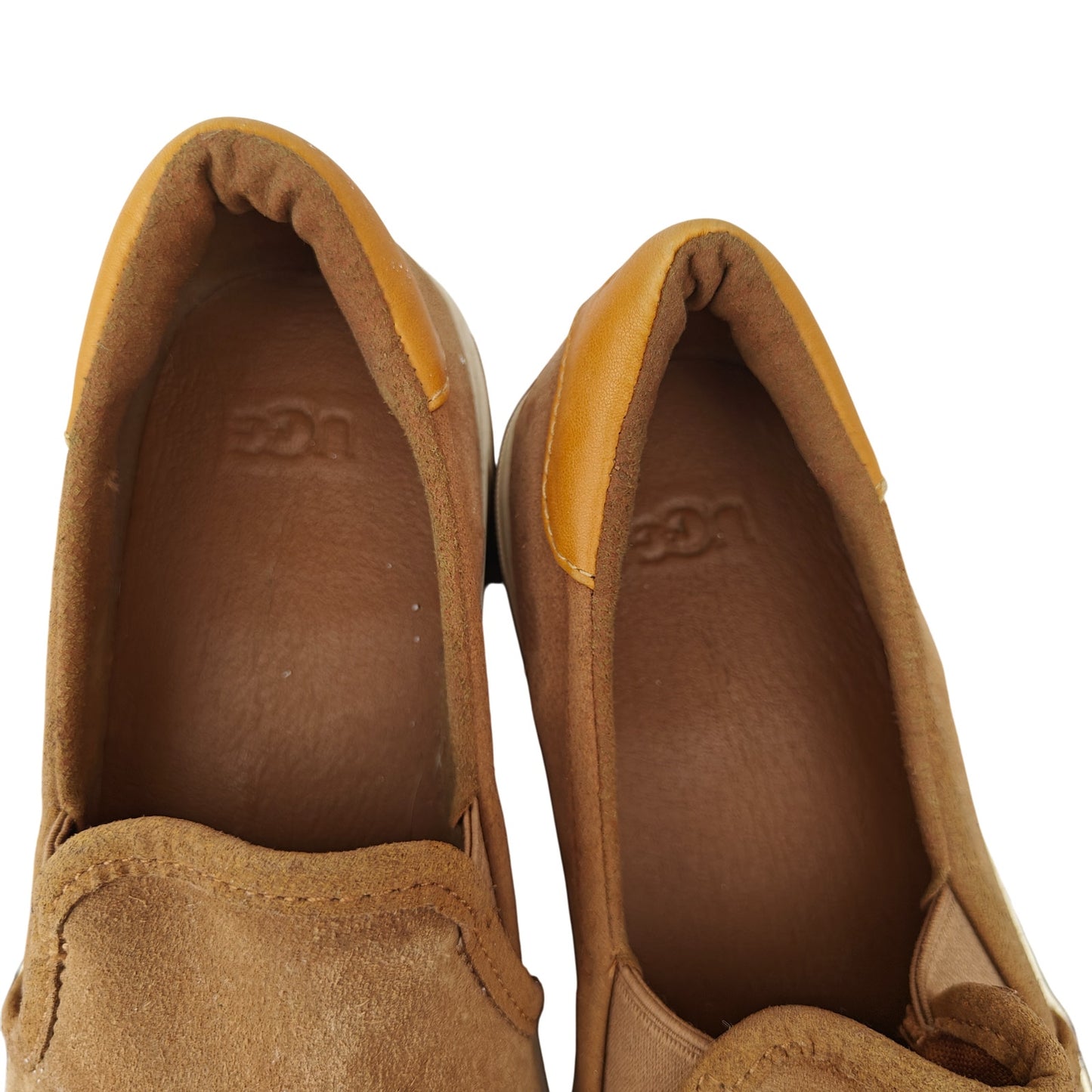 Brown Suede Slip On Sneakers