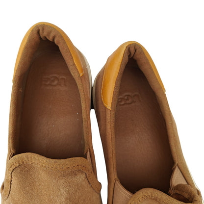 Brown Suede Slip On Sneakers