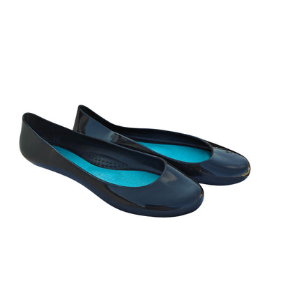 Black Jelly Ballet Flats