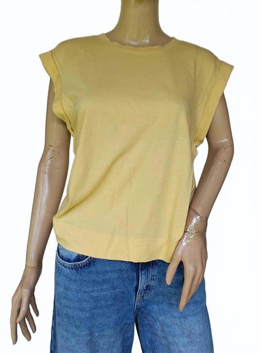 Yellow Dolman Sleeve Tee