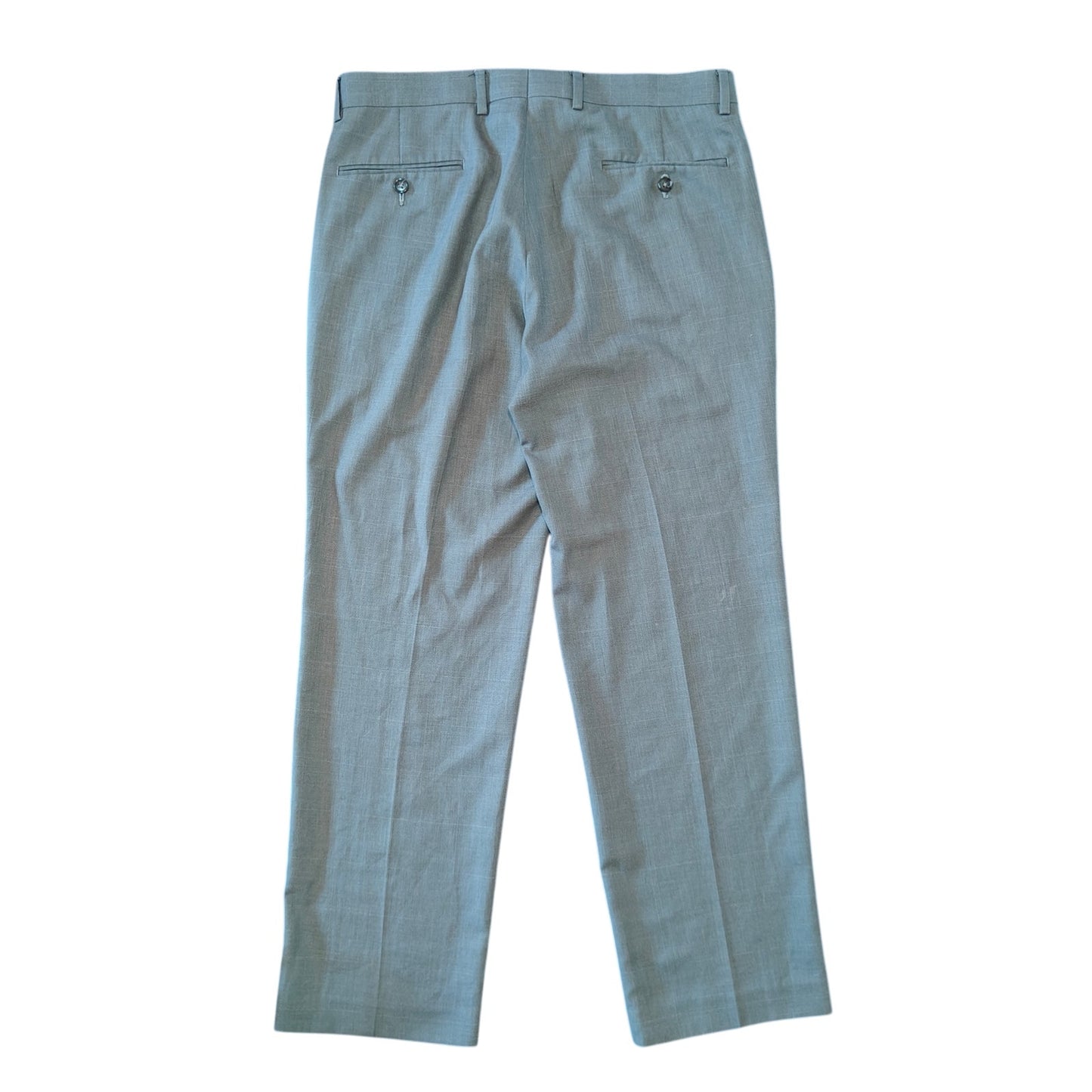 Light Blue Men's Flat Front Dress Pants