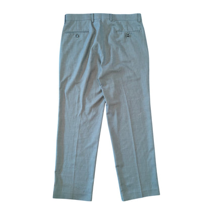Light Blue Men's Flat Front Dress Pants