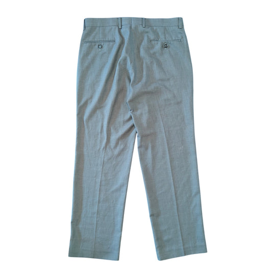 Light Blue Men's Flat Front Dress Pants