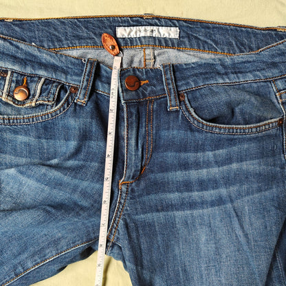 Rocker Bootcut Jeans With Flap Pockets