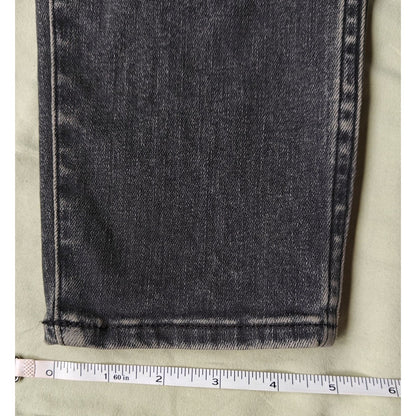 Washed Black High-Rise Skinny Jeans