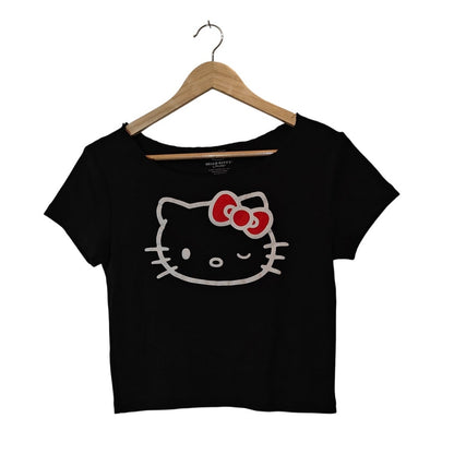 Black Hello Kitty Graphic Tee